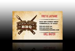 southern-bbq-food-business card-template